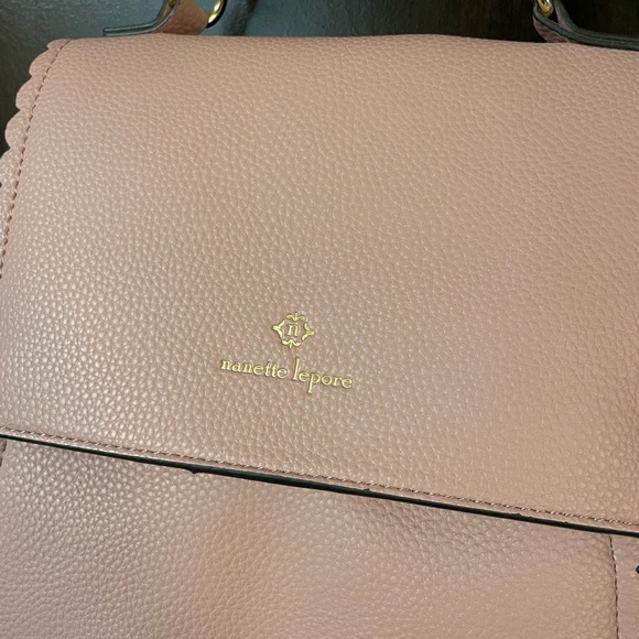 Blush scalloped-edge Nanette Lepore backpack - Picture 4 of 4